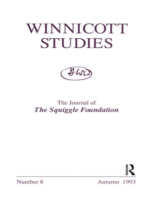 cover image of Winnicott Studies. No 8